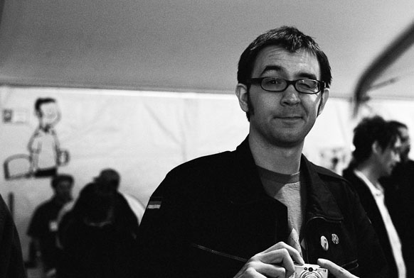 Richard Stevens of Diesel Sweeties fame at the Toronto Comic Art Festival 2005.