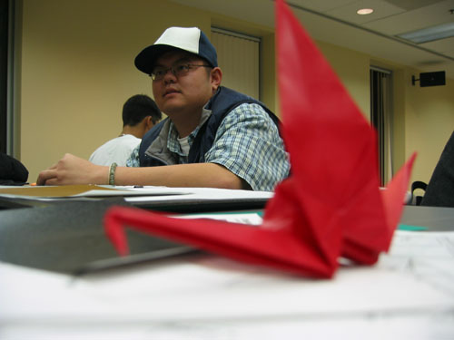 Hitoshi at a Konja meeting.