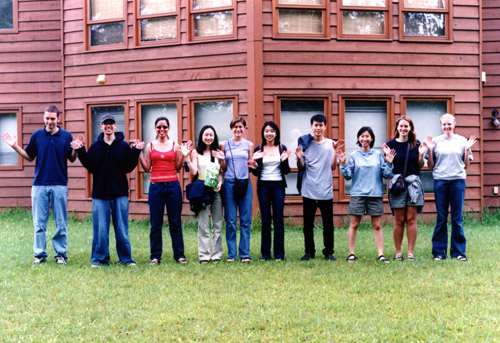 Everyone at Tiffany's cottage.