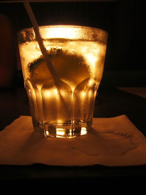 A Gin and Tonic on a table in Butt'r.