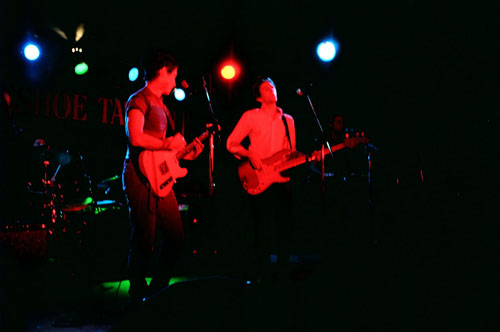 The Tangiers singing on stage in the Horseshoe.