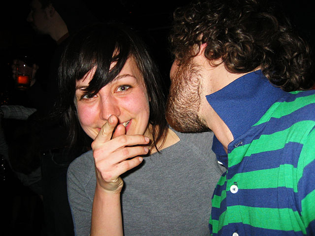 Amy and Matt at Supermarket.