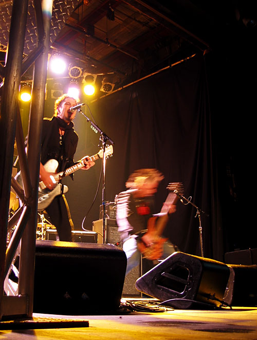 A band playing during the Toronto Indie Music Awards.