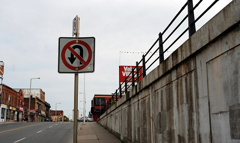 Facing West on Bloor, looking towards Lansdowne.