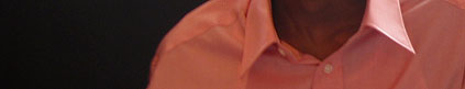 My pink shirt collar; shot inside Jump.