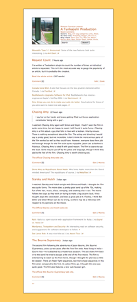 A thumbnail picture of my web site.